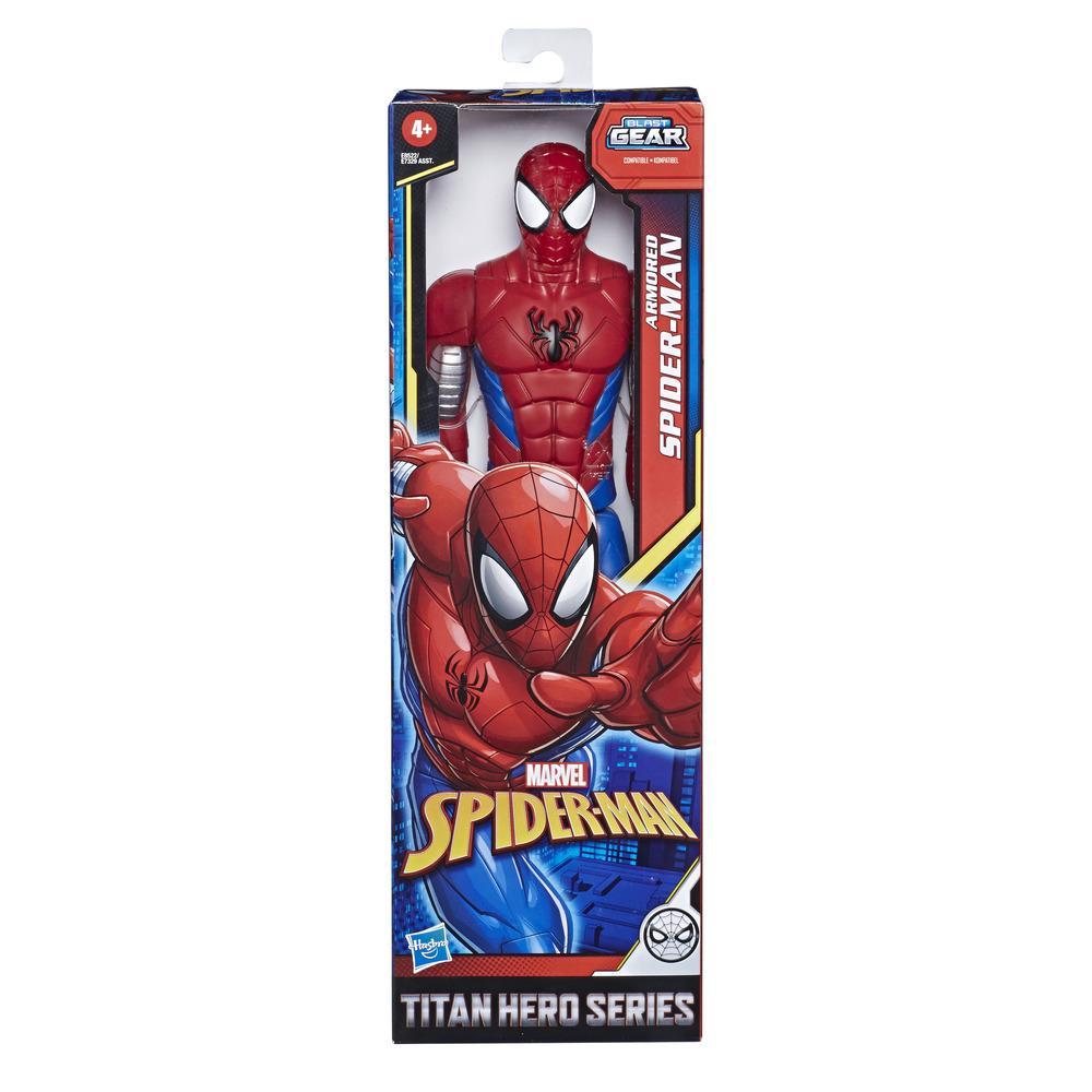 Marvel Hasbro ~ Titan Hero Series ~ 10" Armored Spider-man figure 