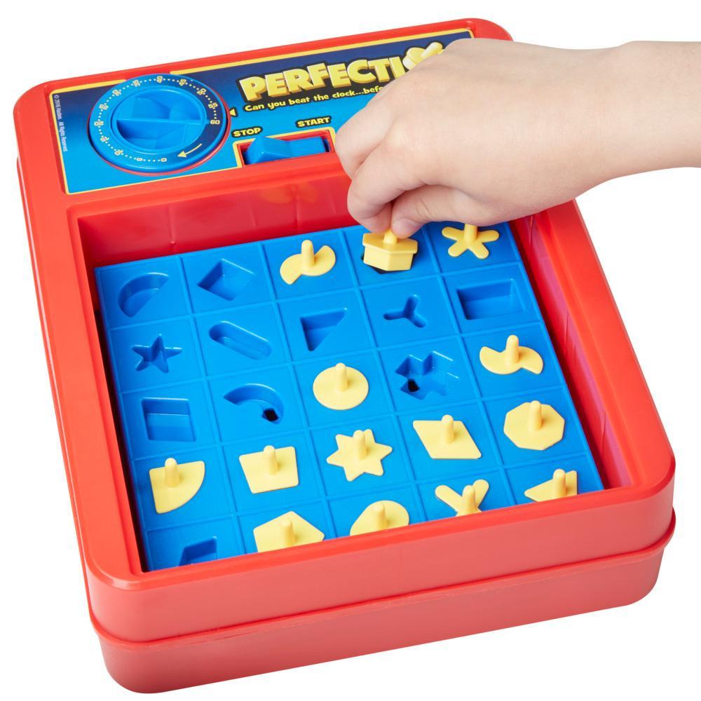 Perfection Board Game Popping Shapes Pieces Game for Kids 4 Up Kindergarten Toys 