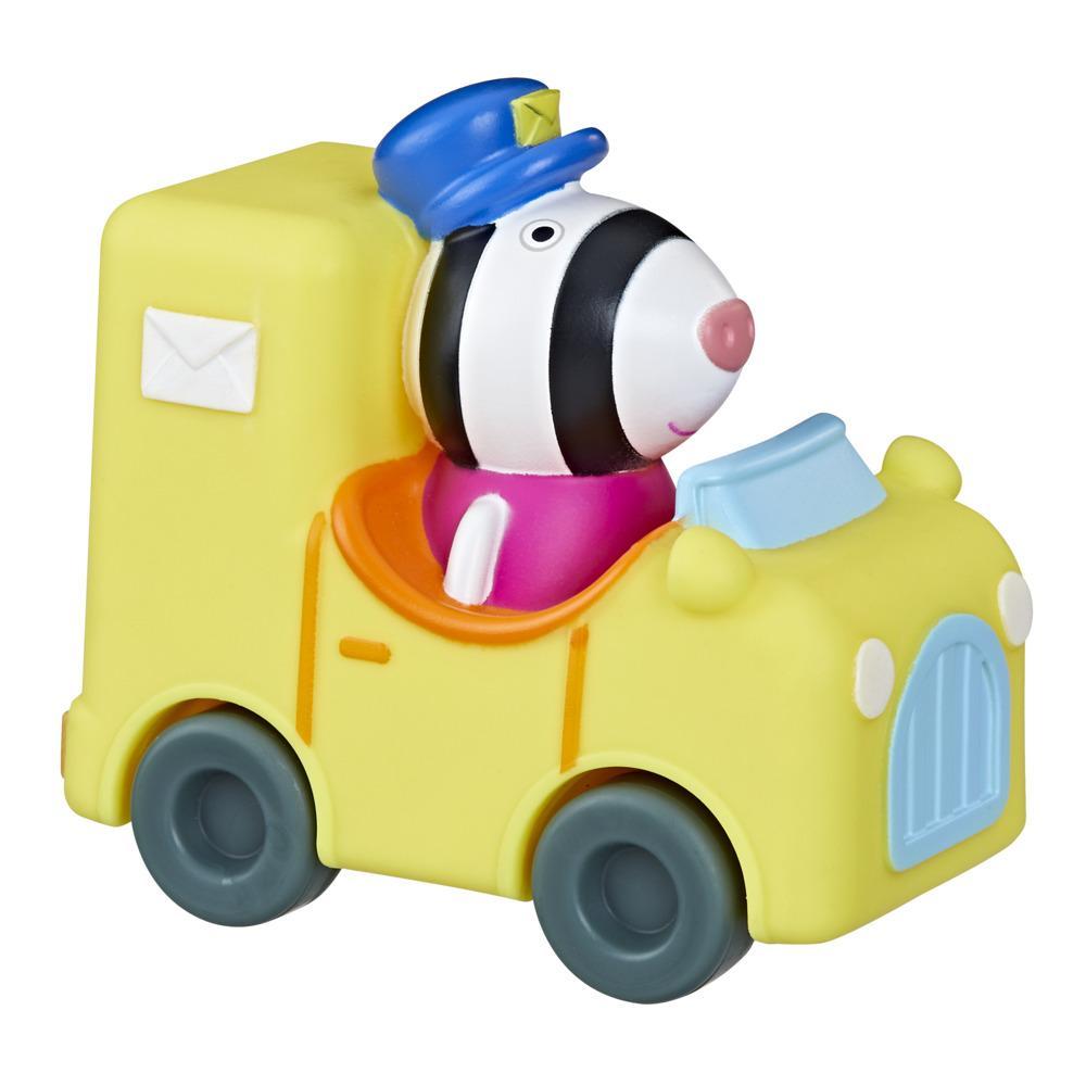 Peppa Pig Little Buggy Vehicle Preschool Toy with Attached Figure Inside (Zoe Zebra in Mail Truck), for Ages 3 and Up