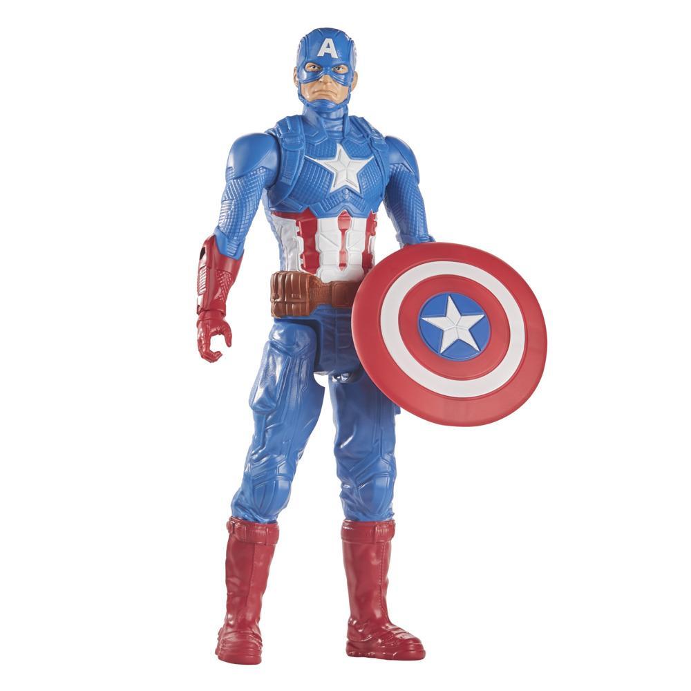 CAPTAIN AMERICA 12 inch Action Figure Hero Titan Series Hasbro Marvel Licensed 