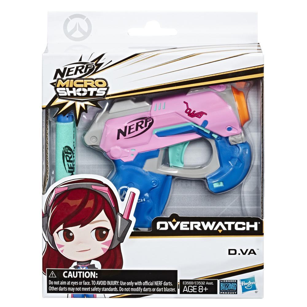 Nerf Micro Shots Overwatch D.Va Nerf Gun Blaster Rare New