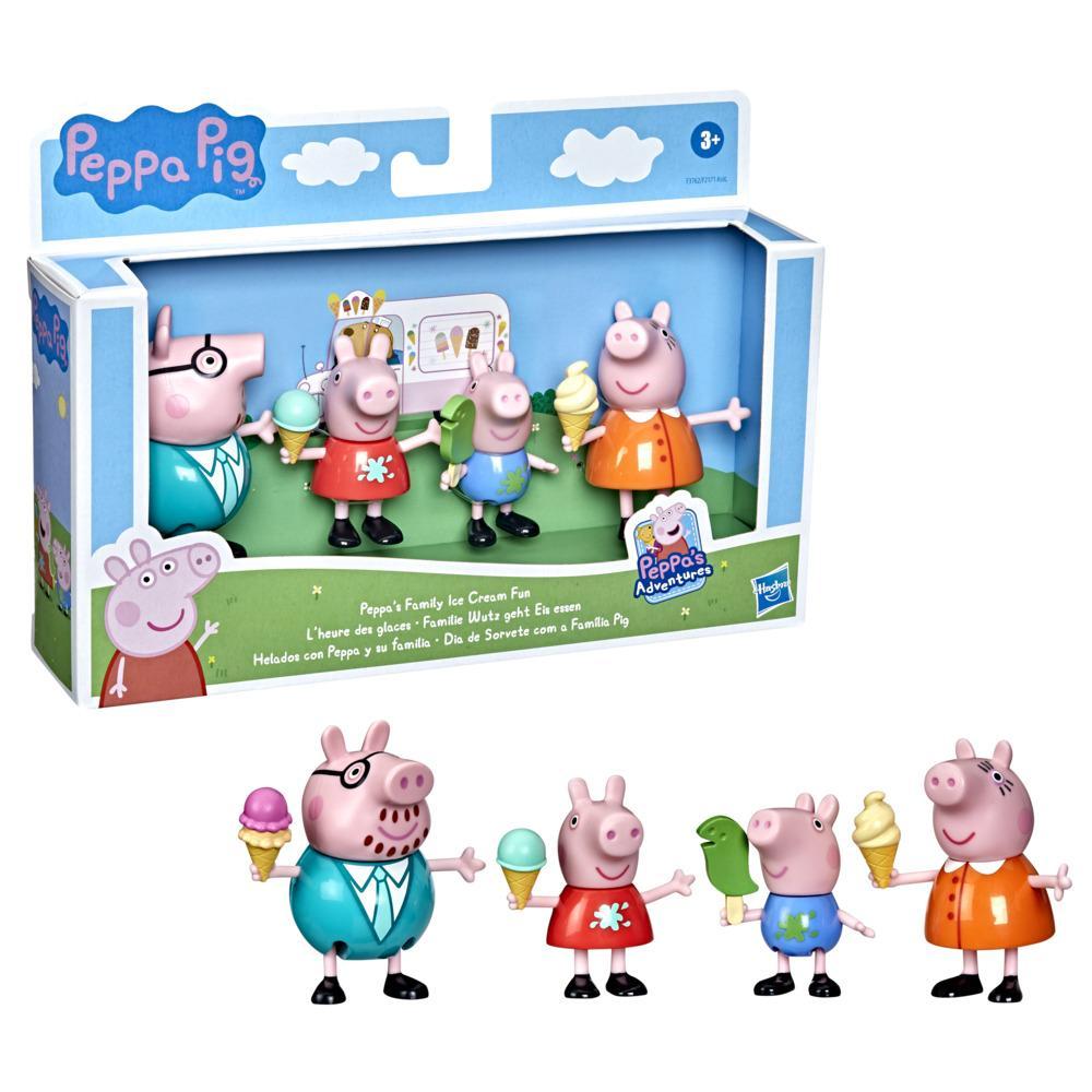 Peppa Pig Adventures Family Figure 4 Pack