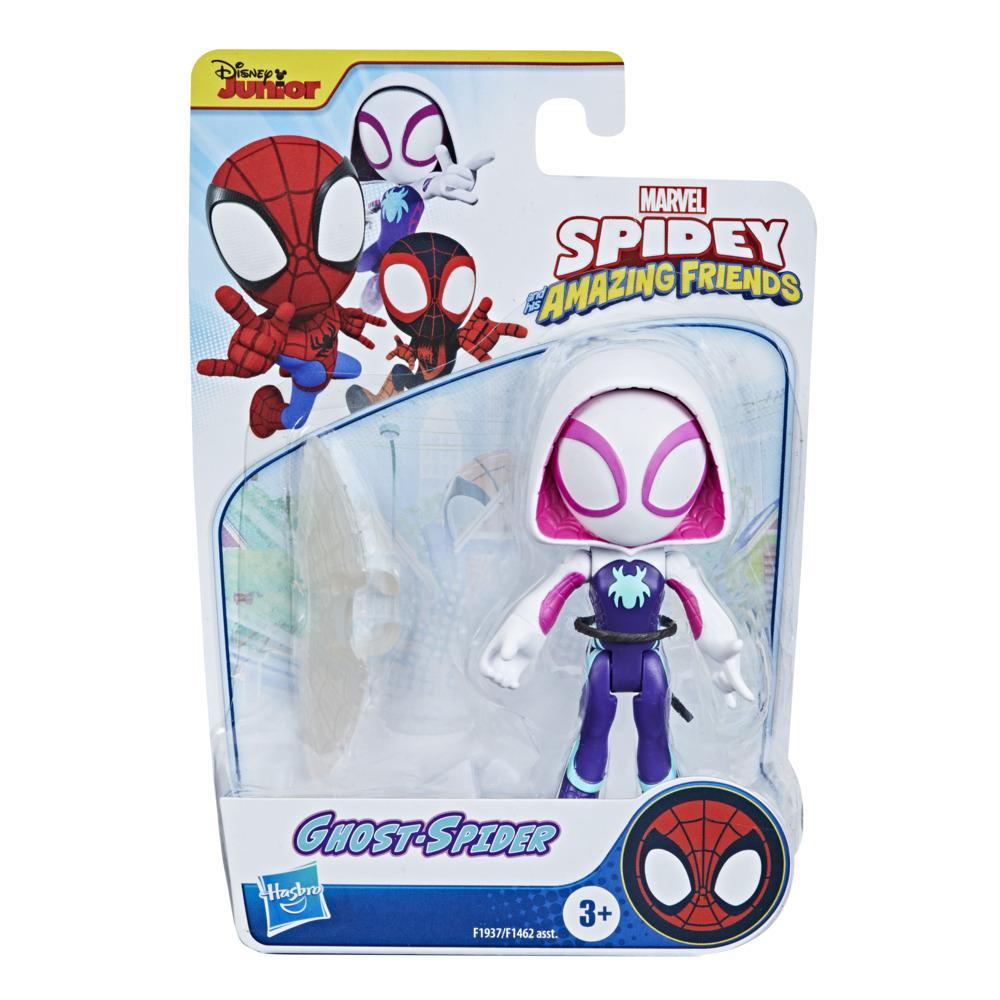 Marvel Spidey and His Amazing Friends Ghost-Spider Hero Figure, 4 