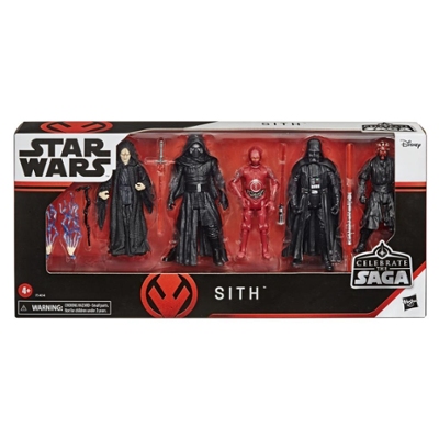 STAR WARS REVENGE OF THE SITH COLLECTOR'S CASE 5 PACK  Hasbro 2005 