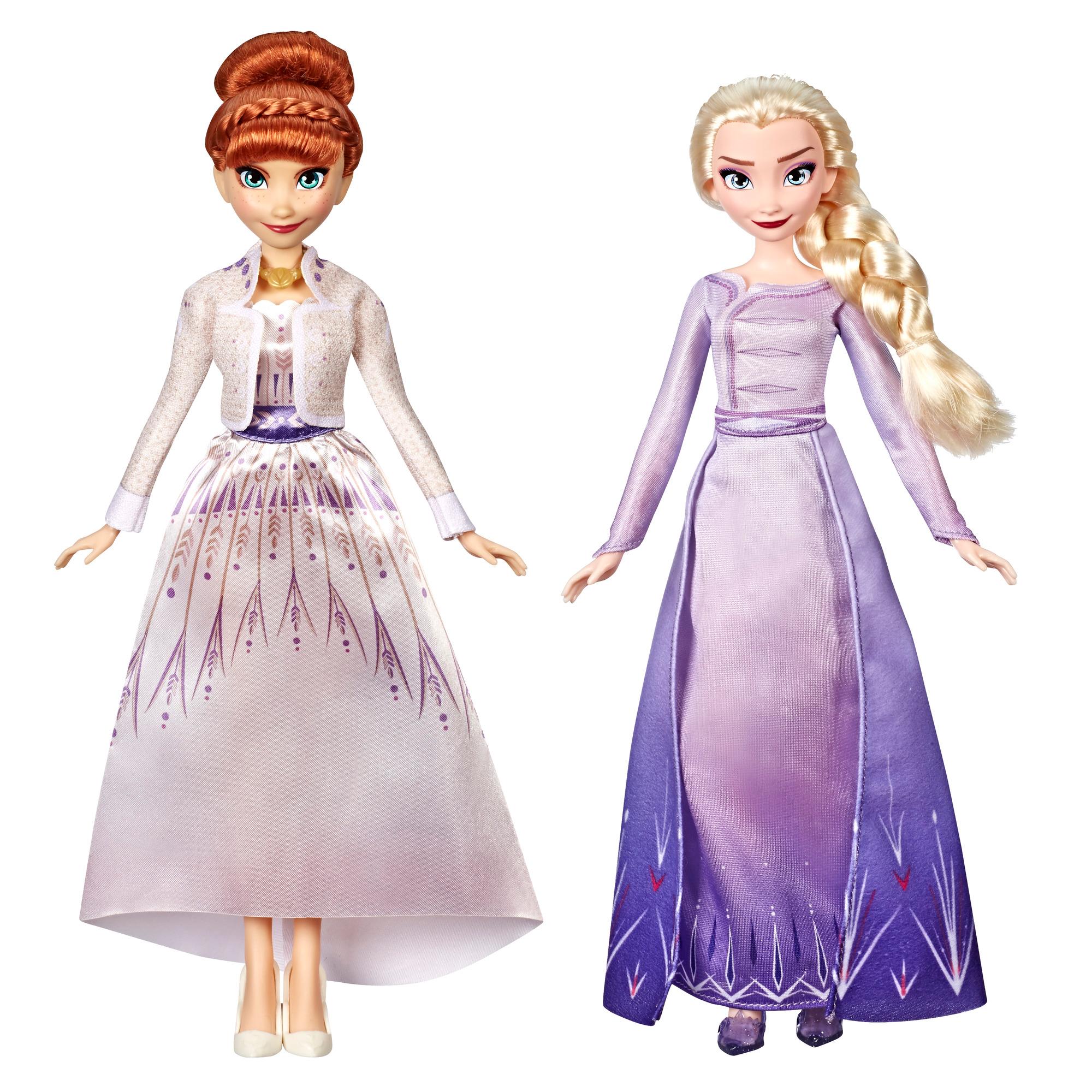 Disney Frozen Elsa and Anna 10" Dolls Set of 2 Hasbro NEW 