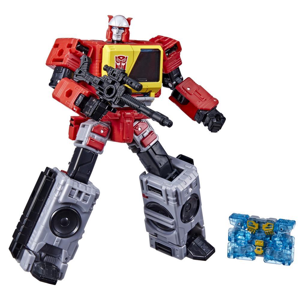 Transformers Toys Generations Legacy Voyager Autobot Blaster & Eject Action Figures - 8 and Up, 7-inch