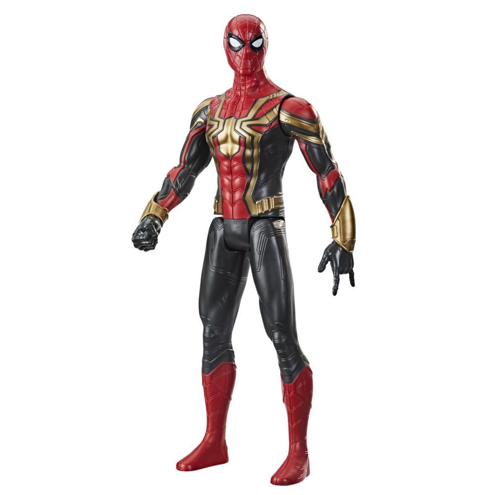 Marvel Spider-Man Titan Hero Series 12-Inch Iron Spider Integration Suit Spider-Man Action Figure Toy, Inspired By Spider-Man Movie, For Kids Ages 4 and Up