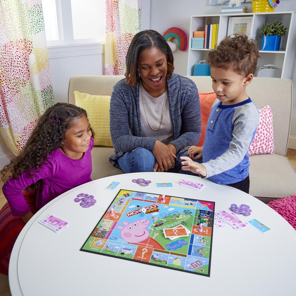 Monopoly Junior: Peppa Pig Edition Board Game for 2-4 Players, For 