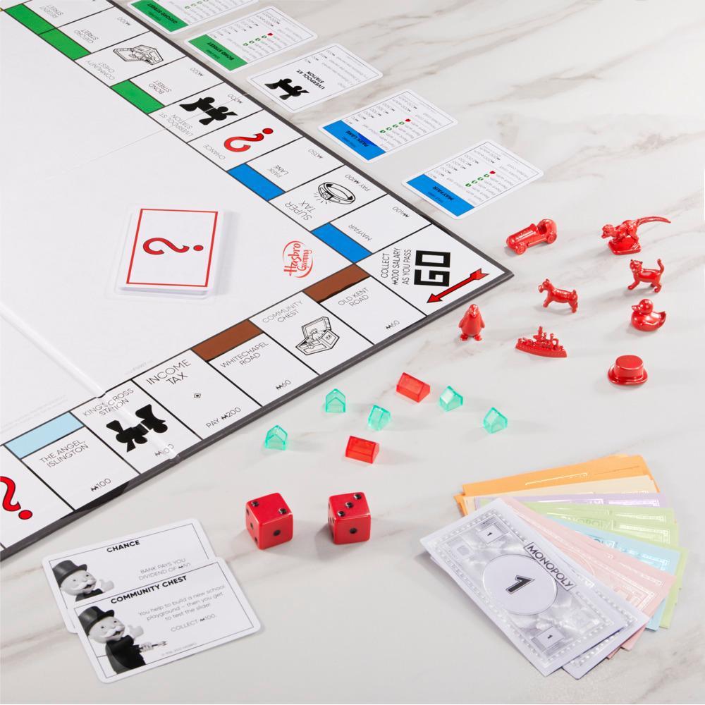 Monopoly Chance Board Game, Fast-Paced Monopoly Game, 20 Min. Average, Ages  8+ - Monopoly