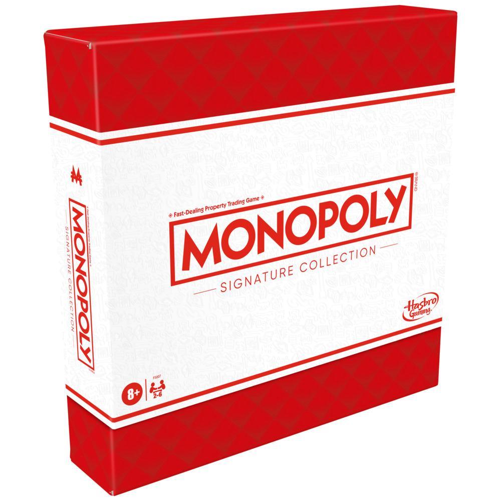 Monopoly Signature Collection Family Board Game for 2 to 6 Players, Premium Packaging and Components, Game for Ages 8+