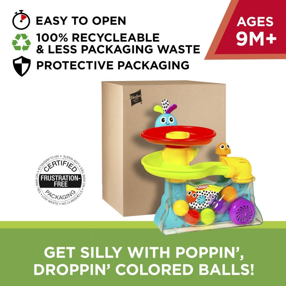 Playskool Elefun Busy Ball Popper Active Toy for Toddlers and Babies 9 Months and Up with 4 Colorful Balls Exclusive 
