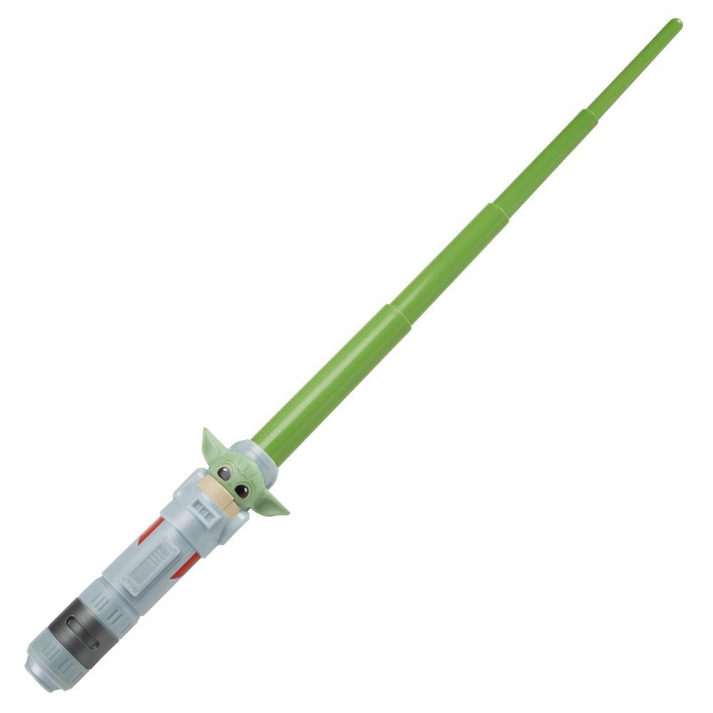 Star Wars Lightsaber Squad The Child Extendable Green Lightsaber Roleplay Toy for Kids Ages 4 and Up