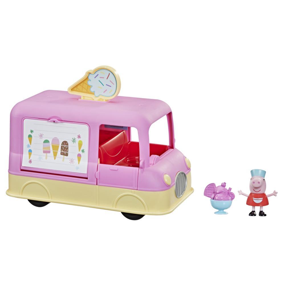 Peppa Pig Peppa’s Adventures Peppa’s Ice Cream Truck Vehicle Preschool Toy, Speech and Sounds, Ages 3 and Up