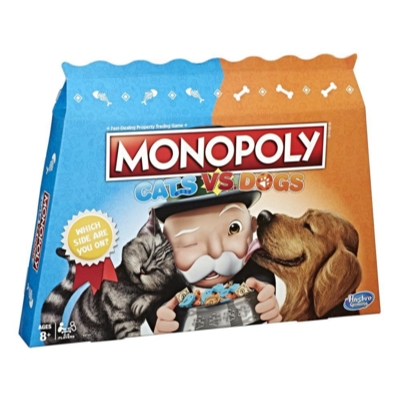 Monopoly Cats Vs. Dogs Board Game