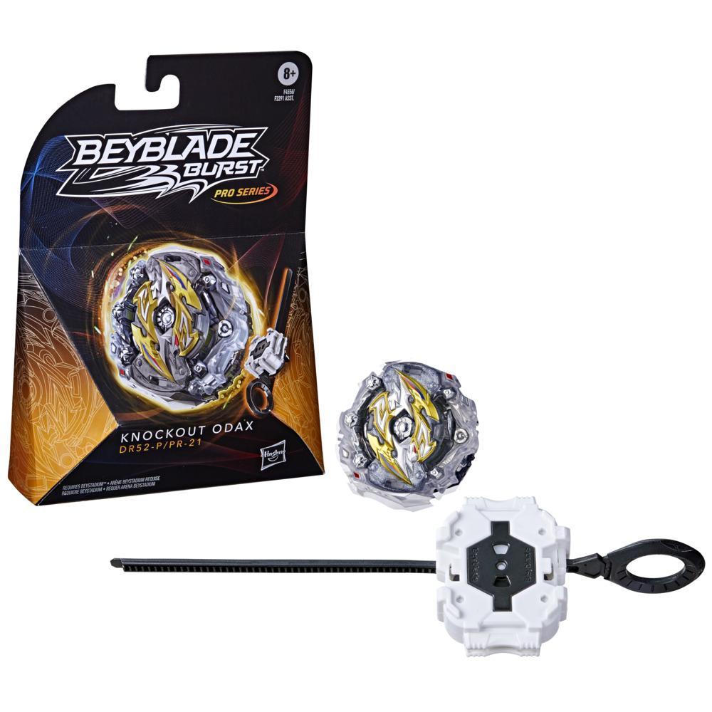 Beyblade Burst Pro Series Knockout Odax Spinning Top Starter Pack -- Battling Game Top with Launcher Toy