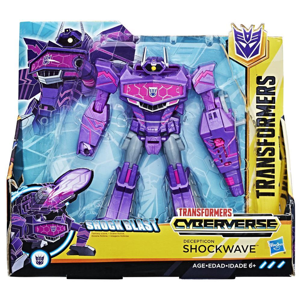 Transformers Decepticon SHOCKWAVE 7" Figure choc Blast Cyberverse Ultra classe 