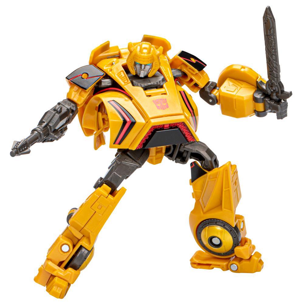 Transformers Studio Series Deluxe 01 Gamer Edition Bumblebee Converting Action Figure (4.5”)