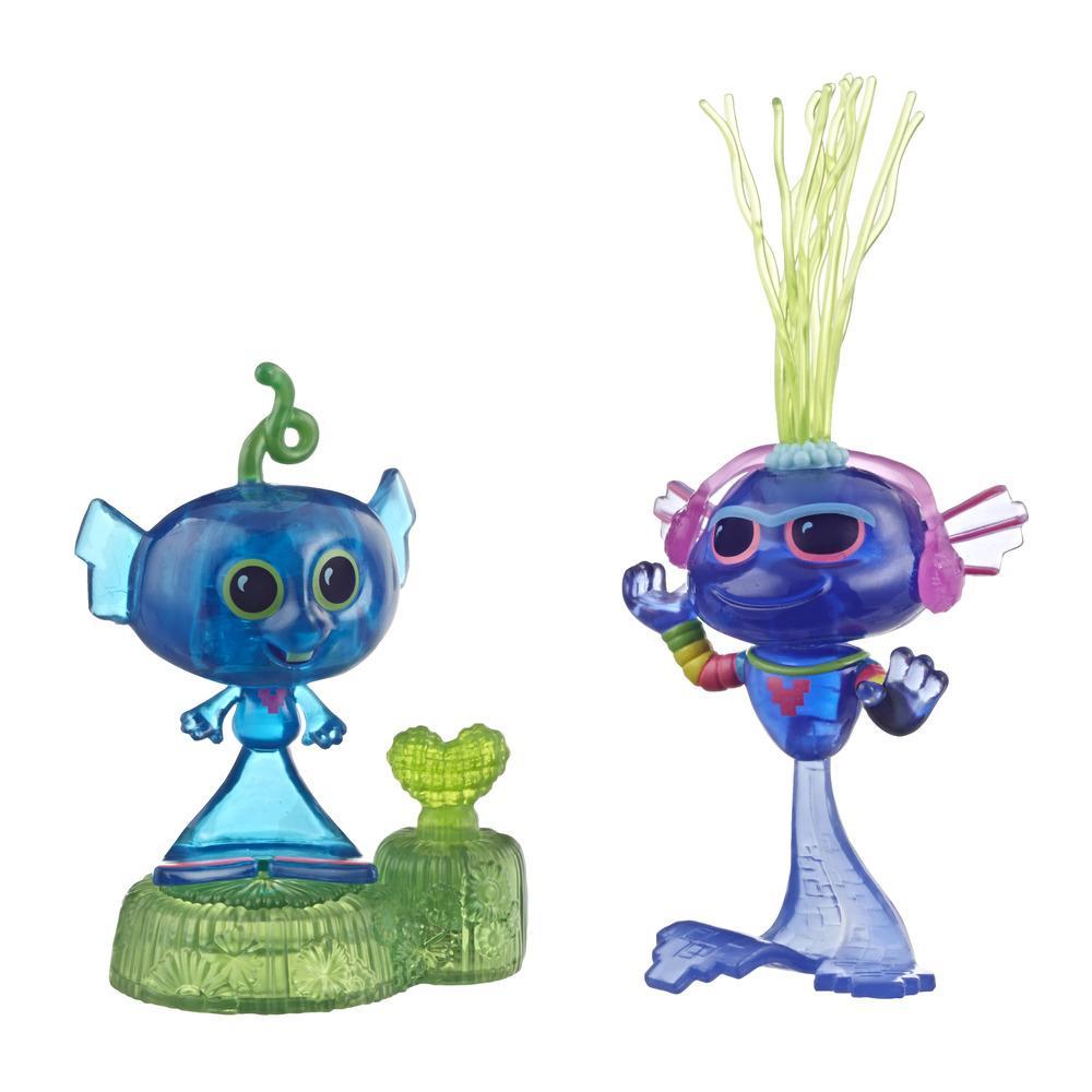 DreamWorks Trolls World Tour Techno Reef Bobble with 2 Figures, 1 with Bobble Action Plus Base