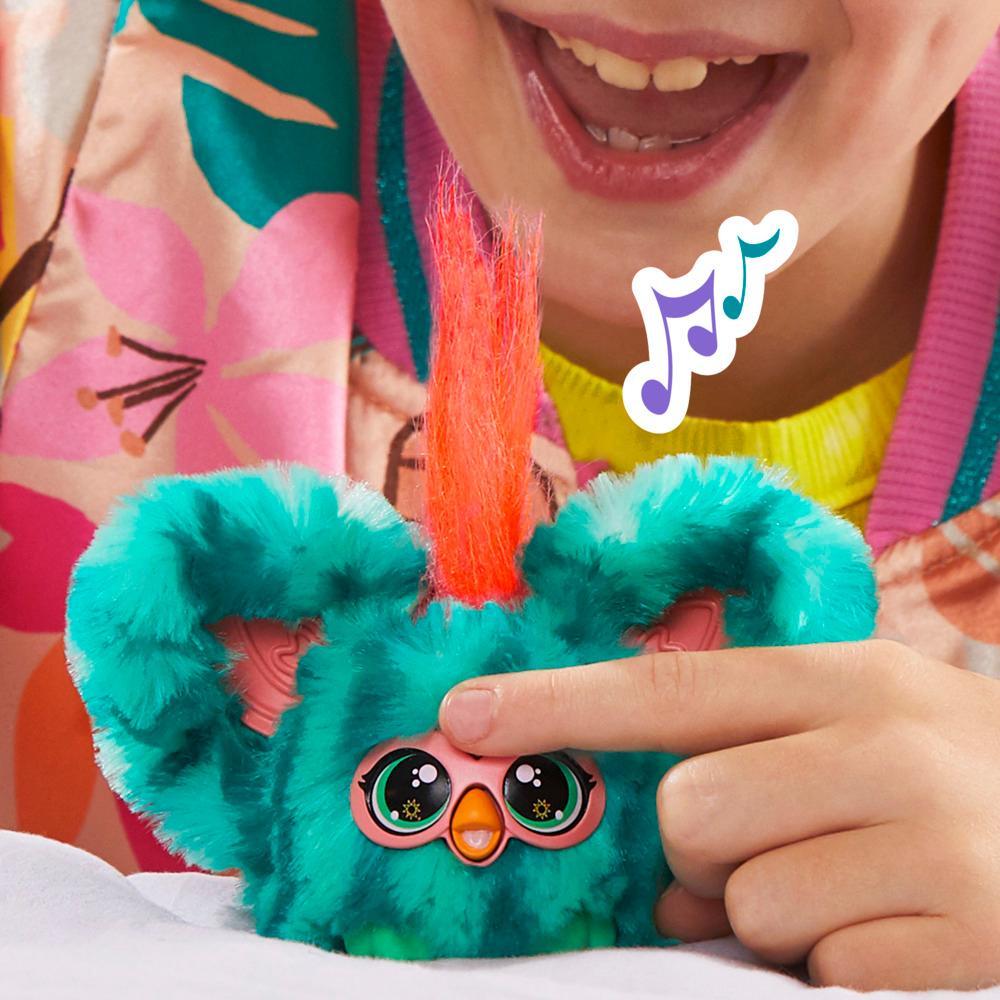 Furby Furblets Pix-Elle Mini Friend, 45+ Sounds, Gamer Music & Furbish  Phrases, Electronic Plush Toys, Multicolor, Kids Easter Basket Stuffers or