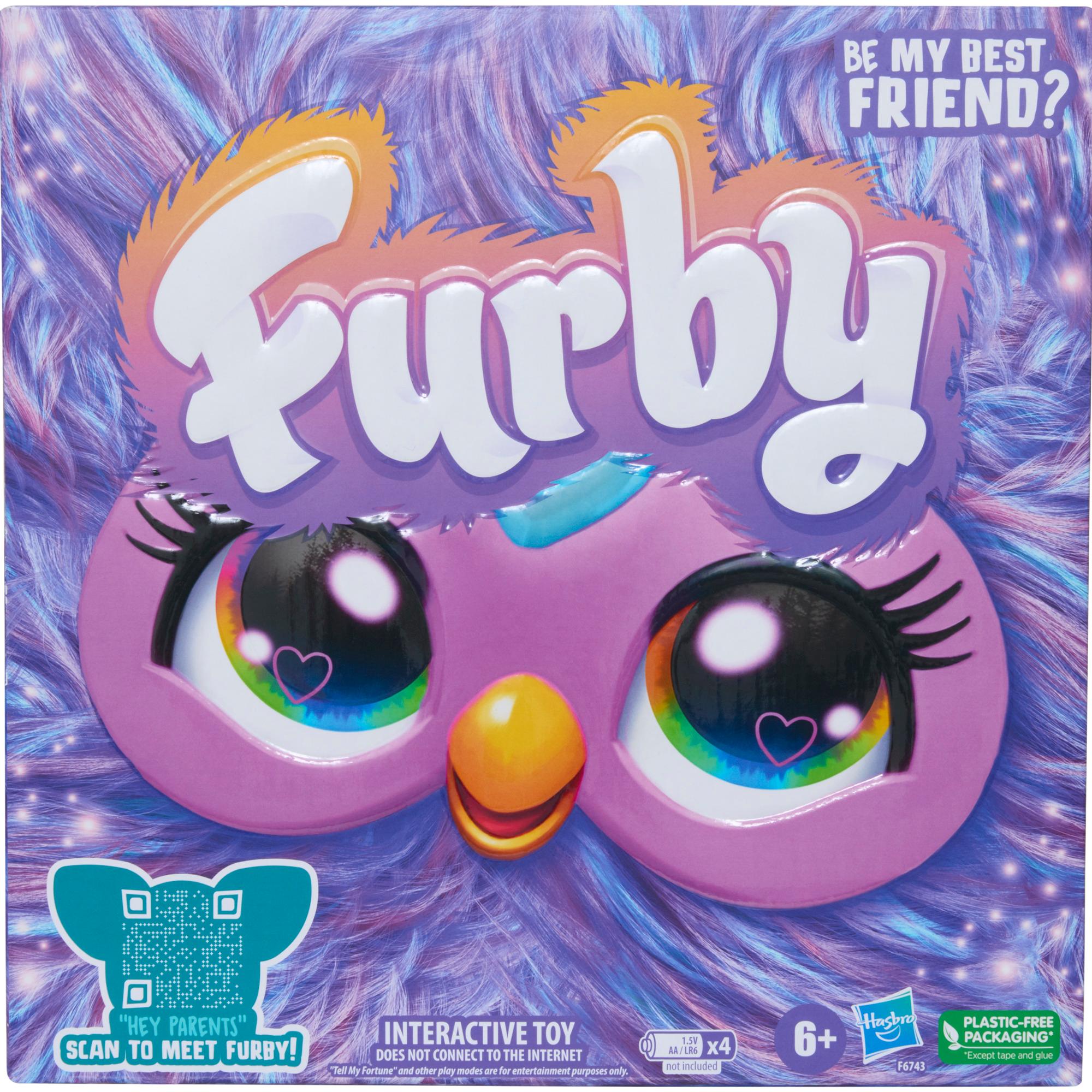  Furby Purple, 15 Fashion Accessories, Interactive Plush Toys  for 6 Year Old Girls & Boys & Up, Voice Activated Animatronic, Medium :  Toys & Games