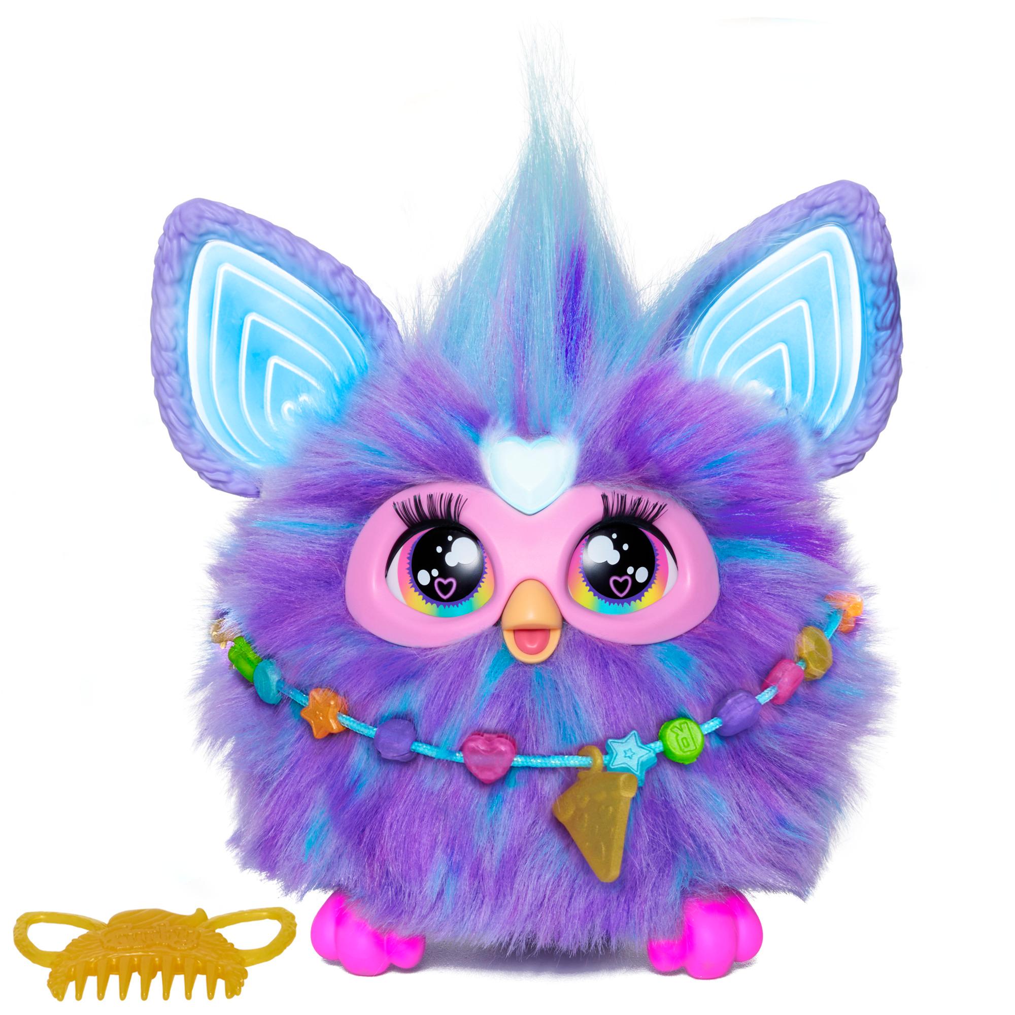  Furby Tie Dye, 15 Fashion Accessories, Interactive Plush Toys  for 6 Year Old Girls & Boys & Up, Voice Activated Animatronic : Toys & Games