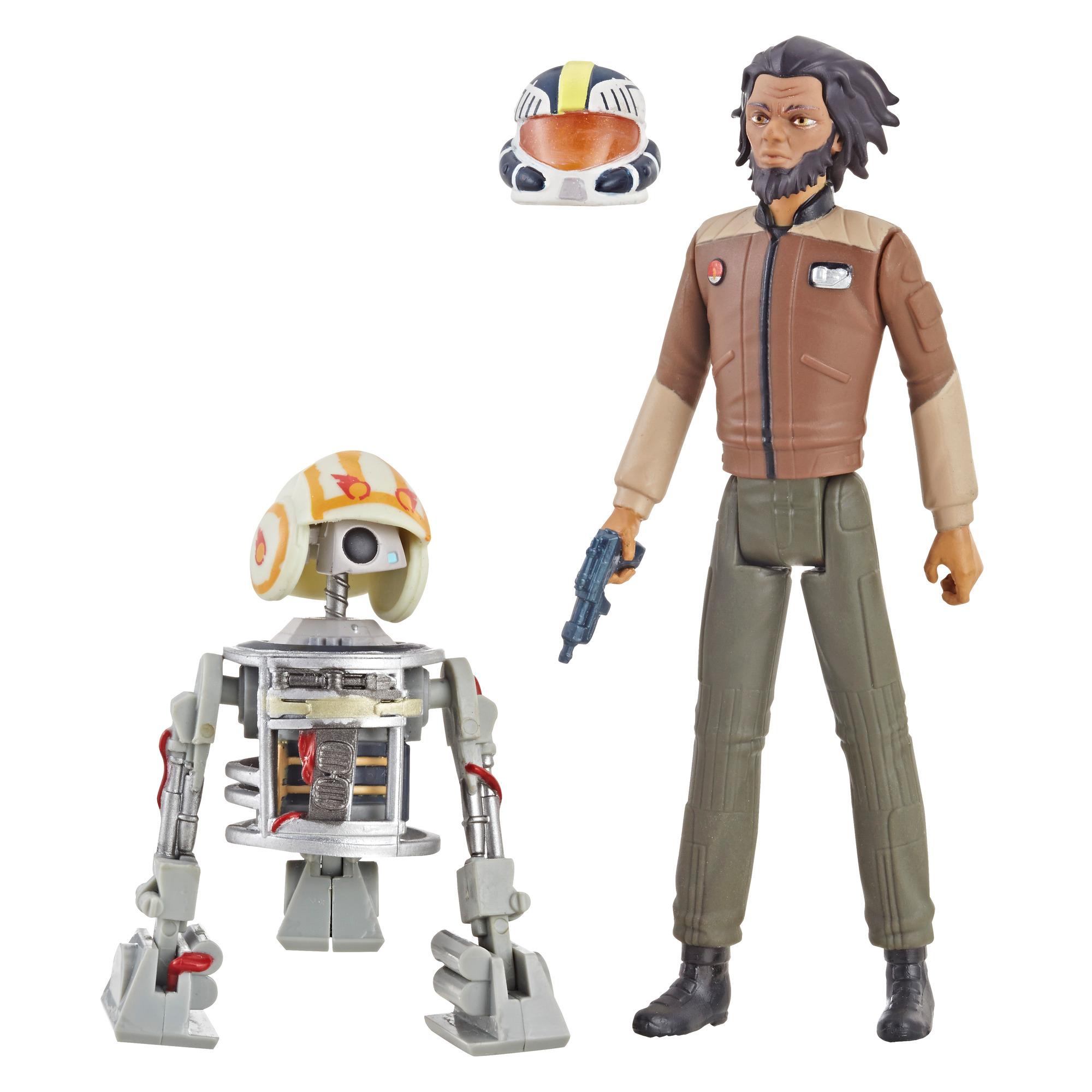 Action Figure for sale online R1-J5 Hasbro Star Wars Resistance Jarek Yeager and Bucket 