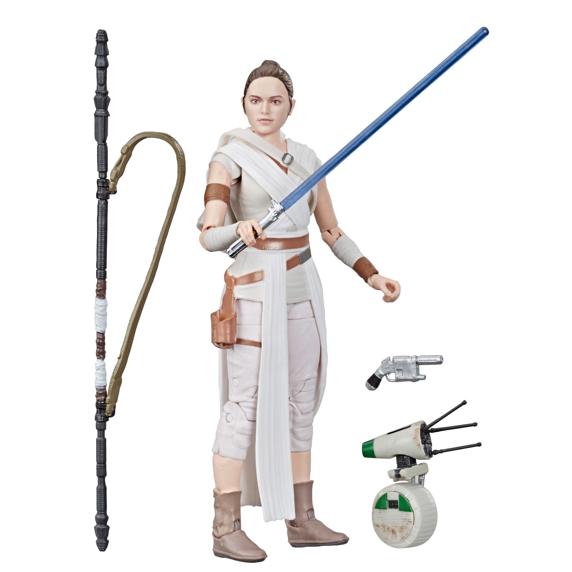 Hasbro E4077AS00 Star Wars The Black Series Rey & D-O Toy 6 inch Action Figure for sale online 