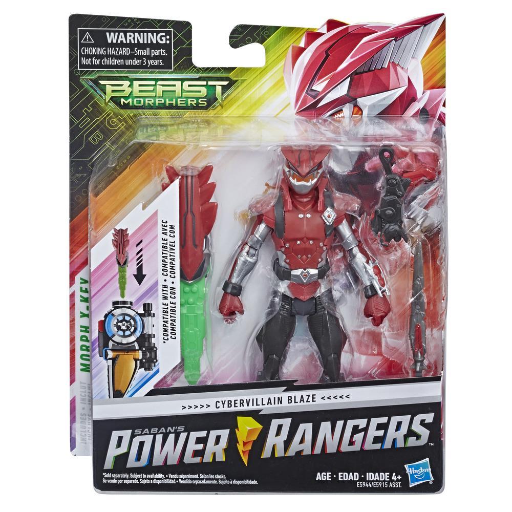 Power Rangers Beast Morphers Cybervillain Blaze 6-inch Action Figure Toy