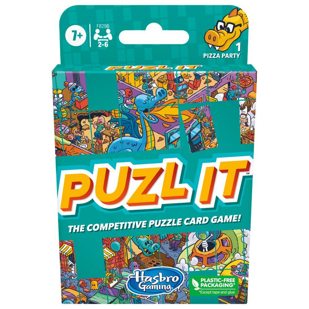 Puzl Game, Competitive Puzzle Game for Ages 7+, Pizza Party Theme, Puzzle - Games
