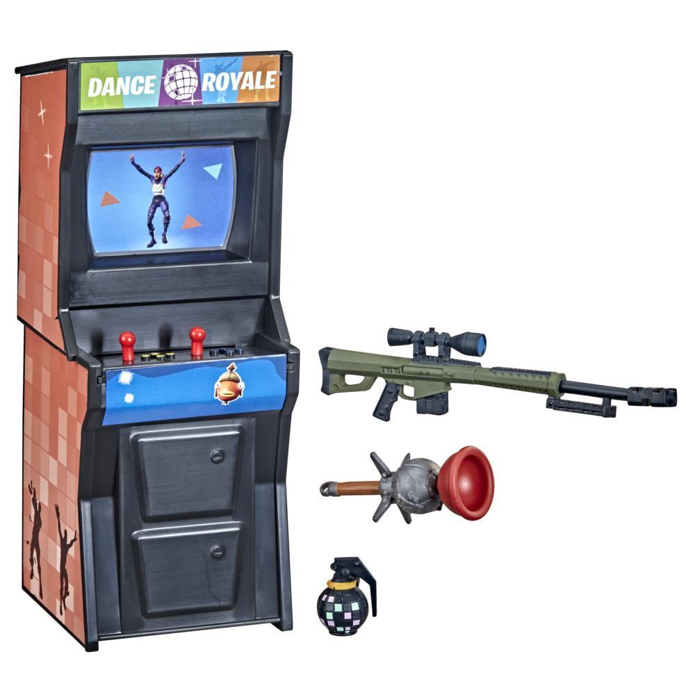 Hasbro Fortnite Victory Royale Series Orange Arcade Machine Collectible Toy with Accessories - Ages 8 and Up, 6-inch