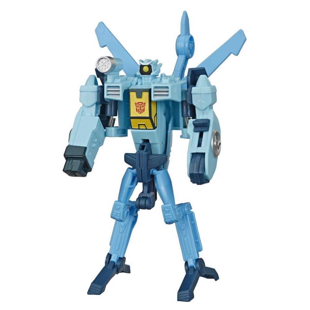 Transformers Toys Cyberverse Action Attackers: 1-Step Changer Autobot Whirl Action Figure, Action Attack Move. 4.25-inch