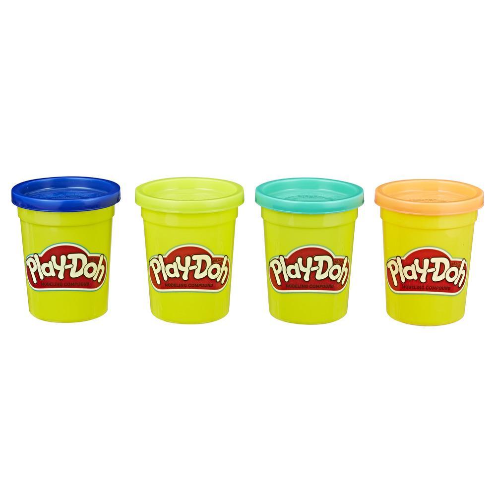 Play-Doh 4-Pack of 4-Ounce Cans (Wild Colors)