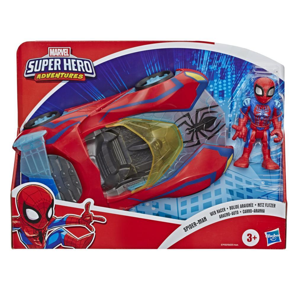 Playskool Heroes Marvel Super Hero Adventures Spider-Man Figure With Web Racer 