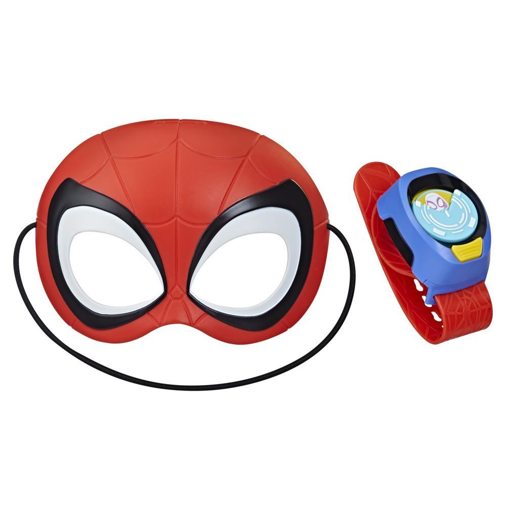 Marvel Spidey and His Amazing Friends Spidey Comm-Link and Mask Set, Preschool Role Play Toy for Ages 3 and Up