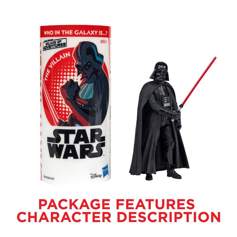 Star Wars Galaxy of Adventures Darth Vader Action Figure 3.75 and Mini Comic Hasbro E56490000