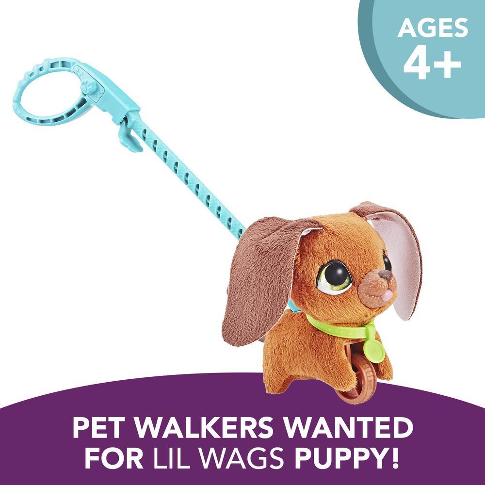 Official furReal Walkalots Lil' Wags Pet Plush Toy Tabby 