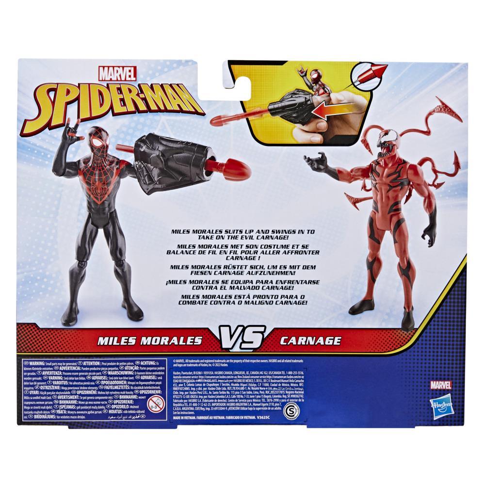 Marvel Spider-Man Miles Morales Vs Carnage Battle Packs, 6-Inch