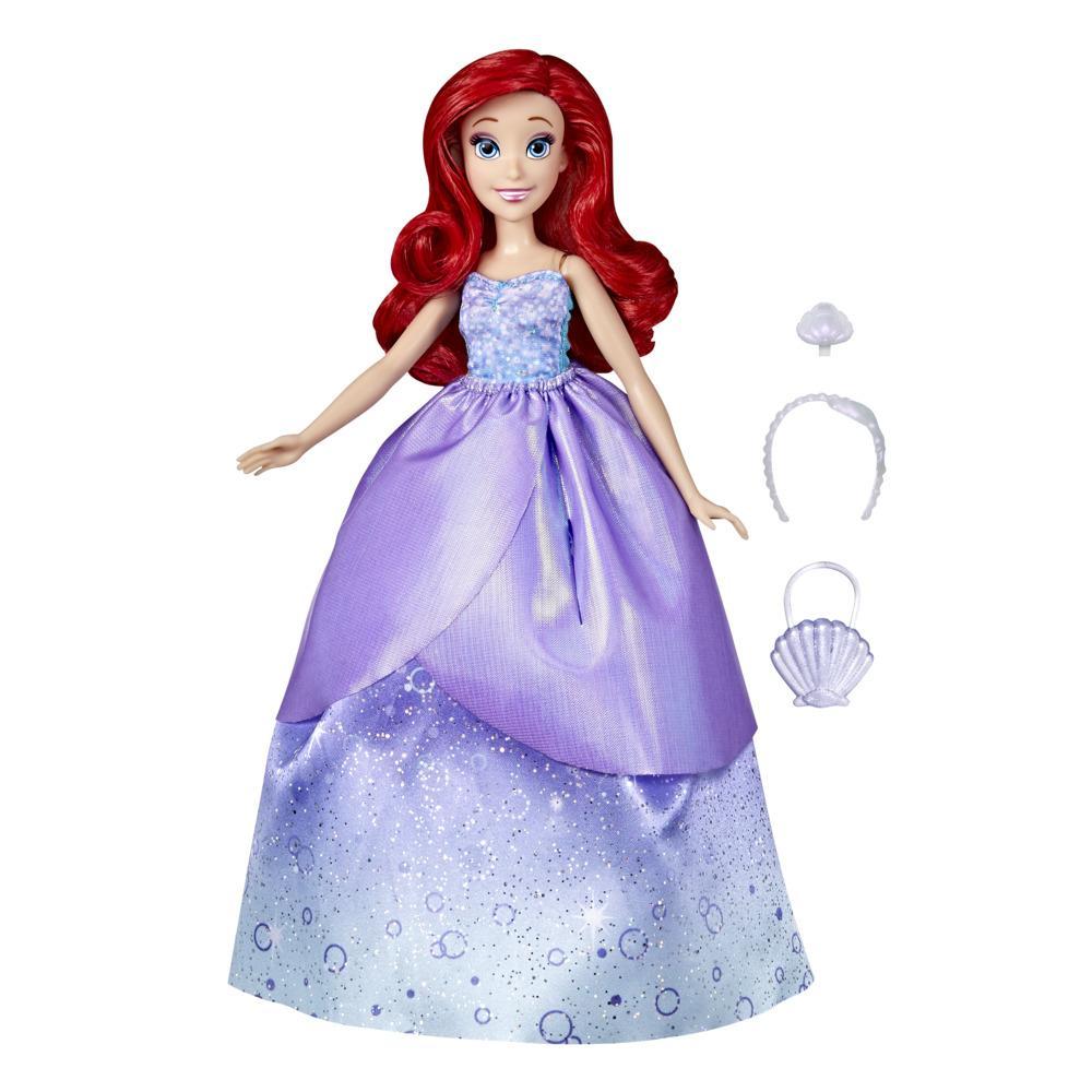 Disney Princess Life Ariel Fashion Doll, 10 Outfit Combinations, Toy for Kids 3 Years Old and Up