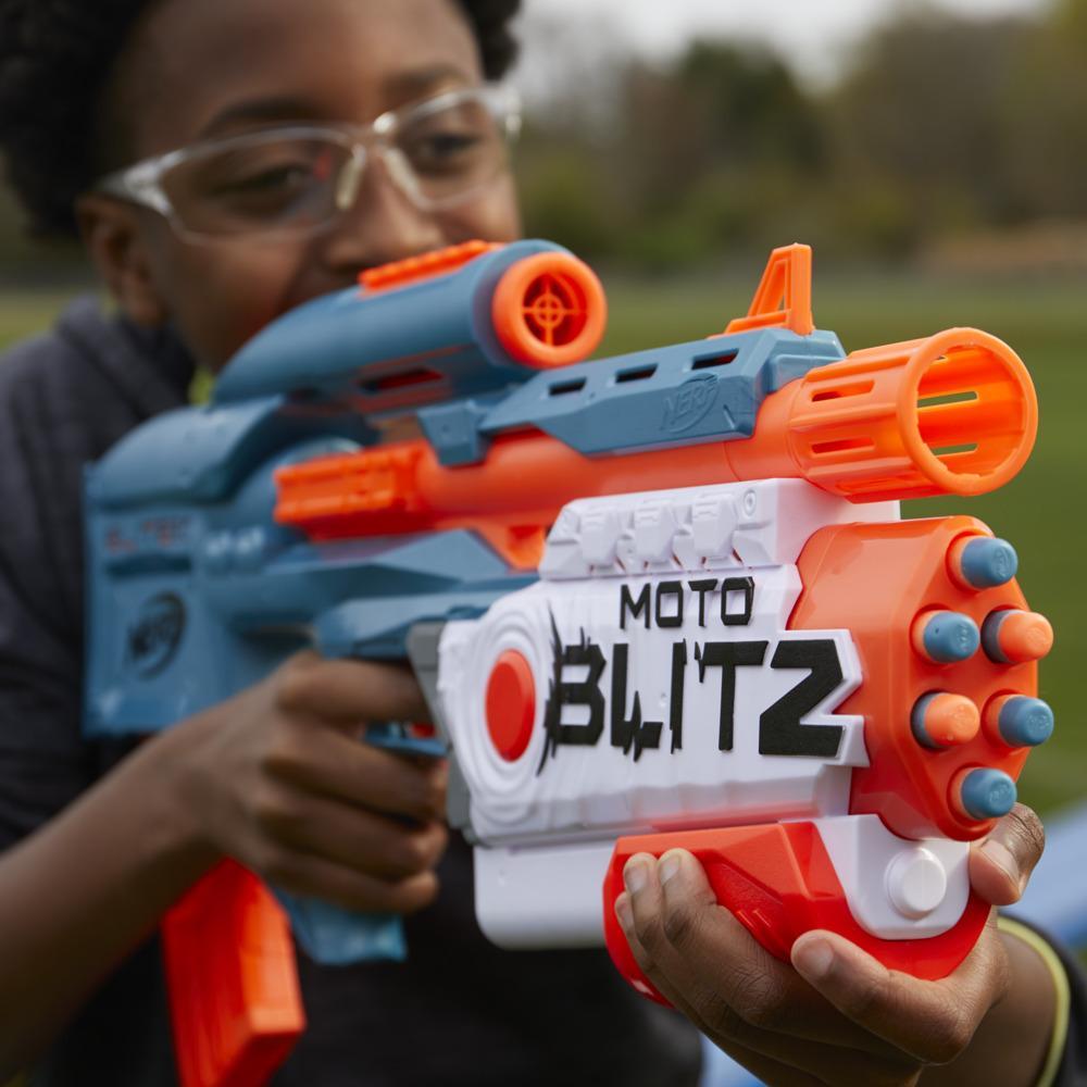 Nerf Elite 2.0 Motoblitz CS-10 Blaster, Motorized 10-Dart Blasting