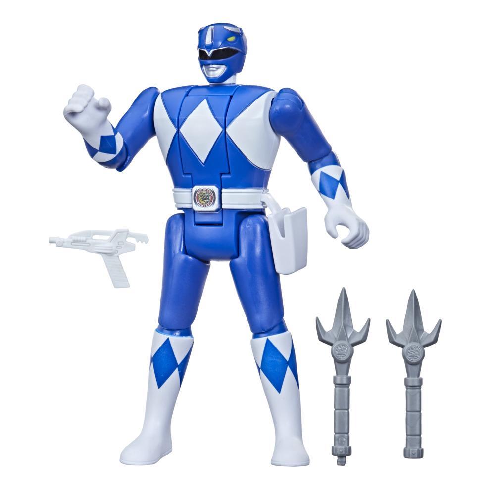 Power Rangers Retro-Morphin Blue Ranger Billy Fliphead Action Figure Inspired by Mighty Morphin Toy Kids Ages 4 and Up