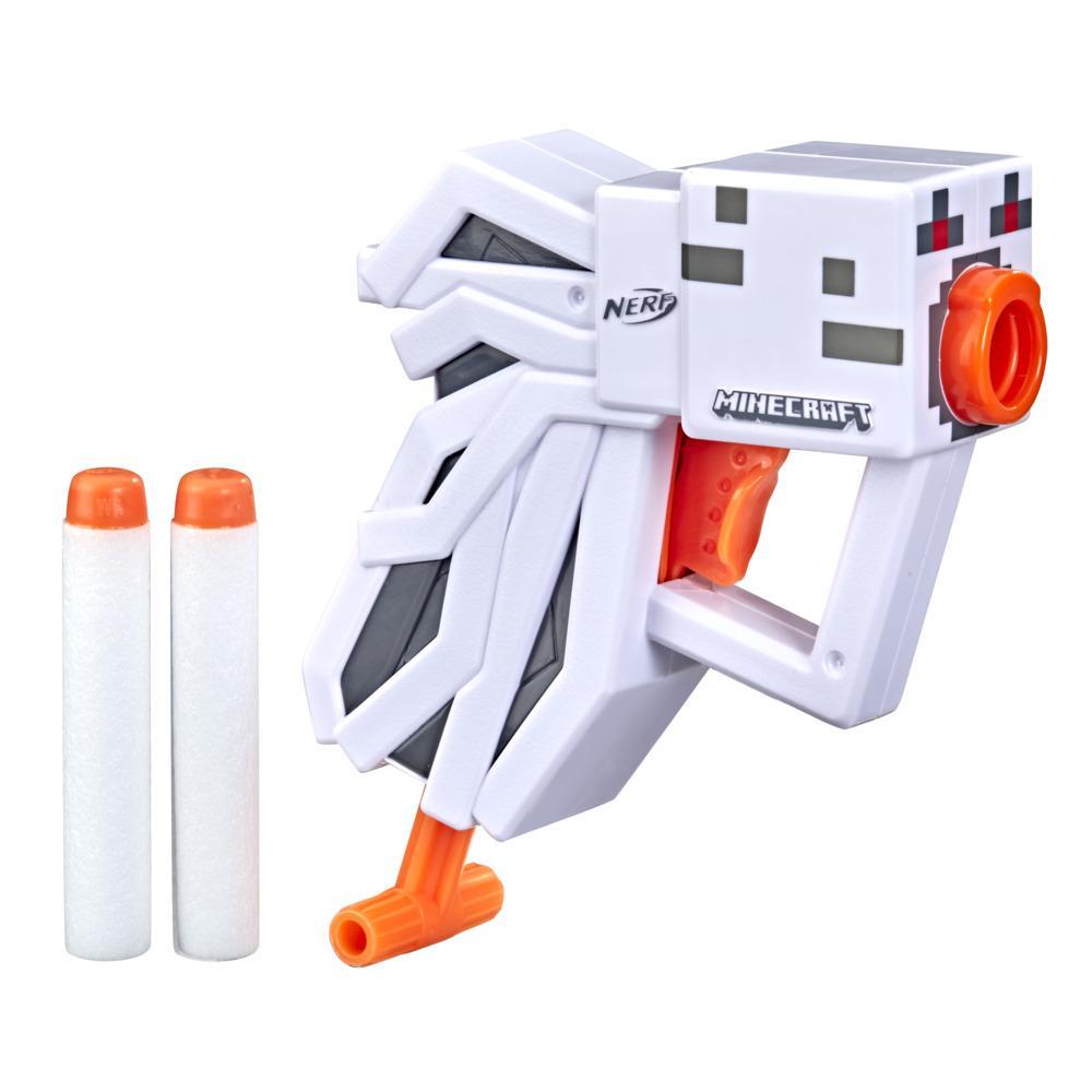 Nerf MicroShots Minecraft Cave Spider Blaster, Includes 2 Nerf Elite Foam  Darts - Nerf