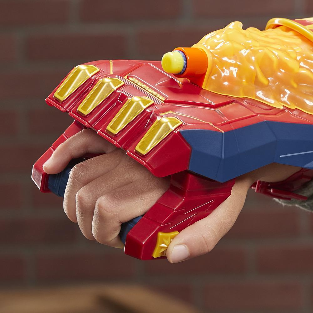 NERF Power Moves Marvel Avengers Captain Marvel Photon Blast NERF Dart-Launching Toy, Kids Roleplay, Ages 5 and Up
