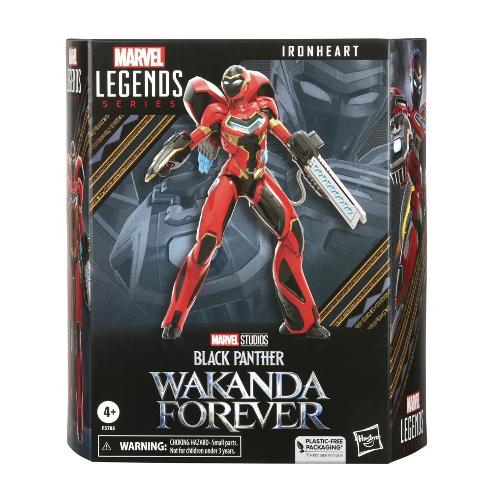 Marvel Legends Black Panther Wakanda Forever Ironheart 6-inch Action Figure Toy, 8 Accessories