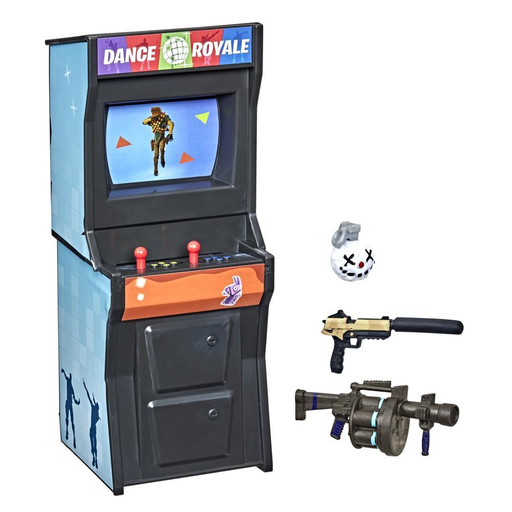 Hasbro Fortnite Victory Royale Series Blue Arcade Machine Collectible Toy with Accessories - Ages 8 and Up, 6-inch