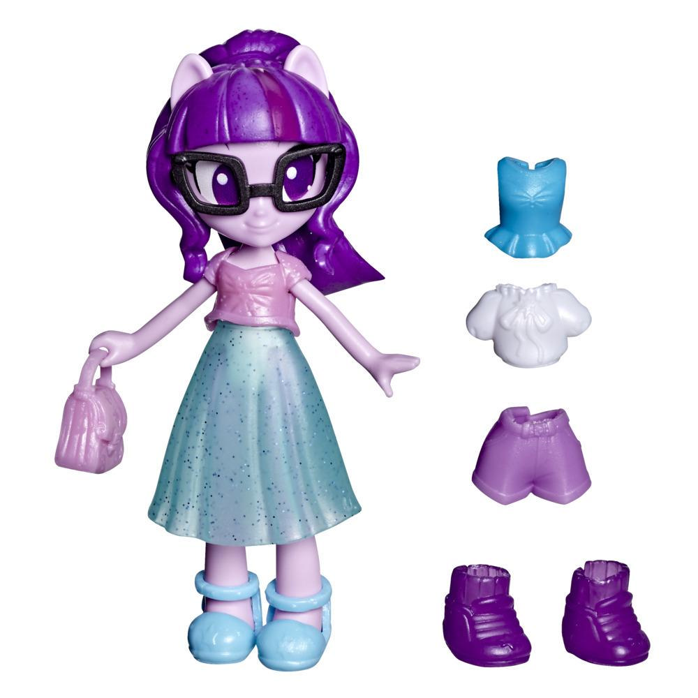 My Little Pony Equestria Girls Fashion Squad Twilight Sparkle, 3-Inch Potion Mini Doll Toy with Outfit, Surprise Accessories