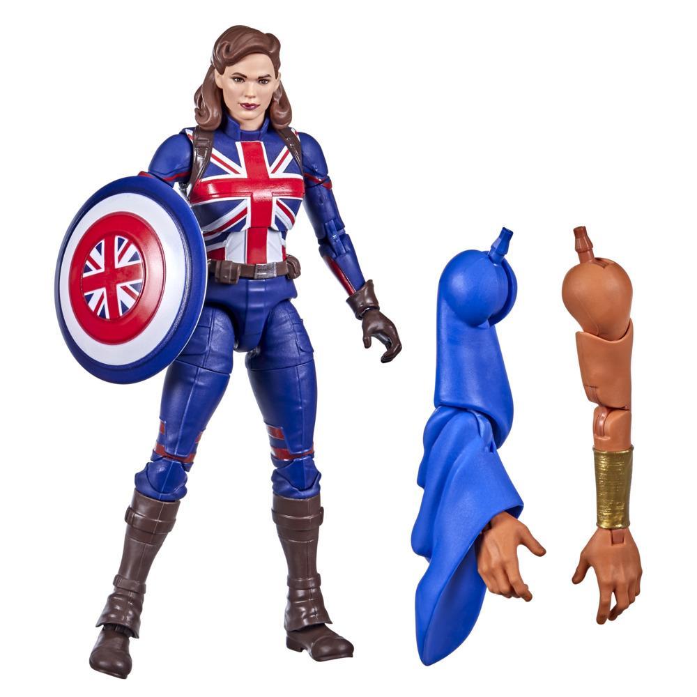 Marvel Legends Series 6-inch Scale Action Figure Toy Marvel’s Captain Carter Includes Premium Design, 1 Accessory, and 2 Build-a-Figure Parts