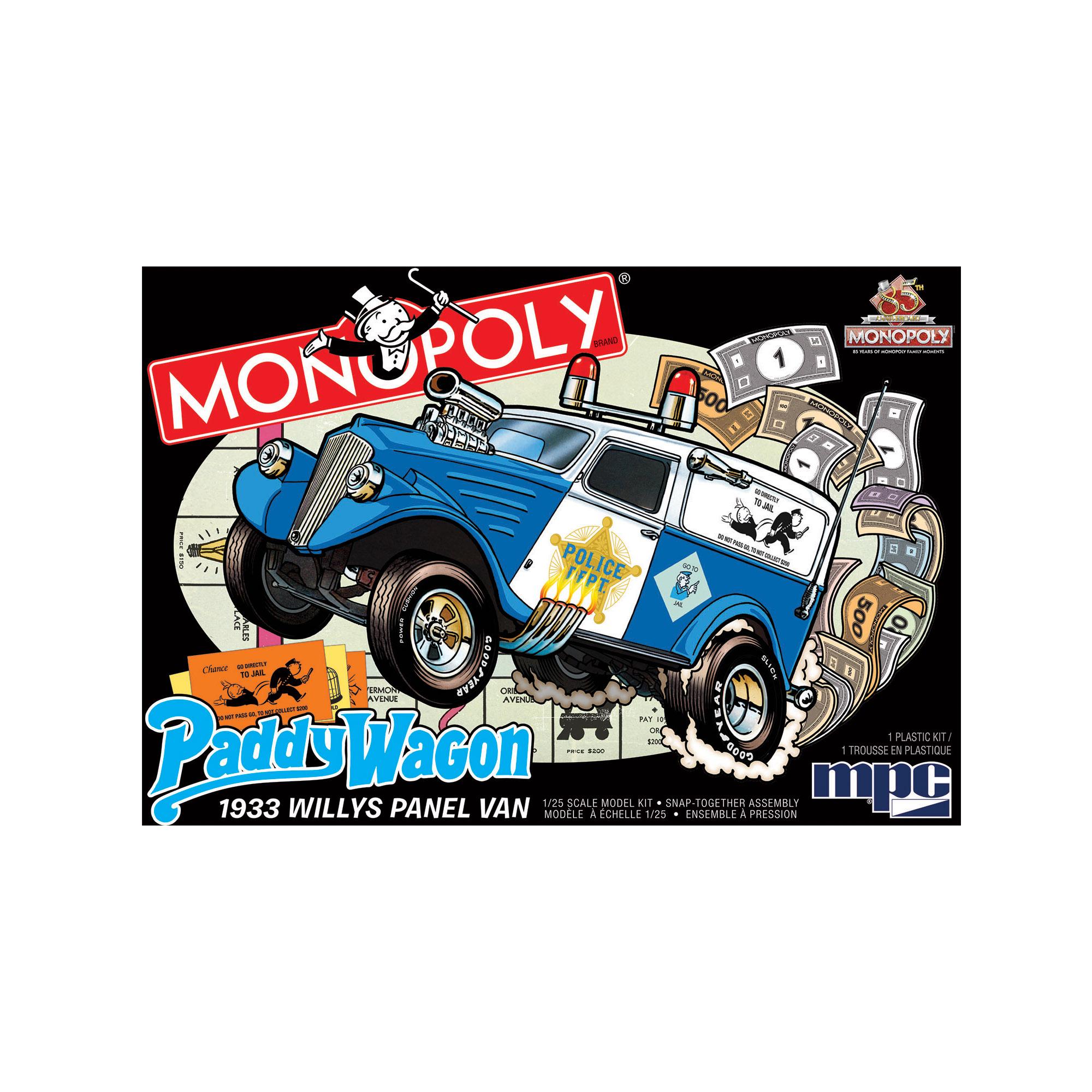 MPC 1933 Willys Panel Paddy Wagon (Monopoly) 1:25 Scale Model Kit