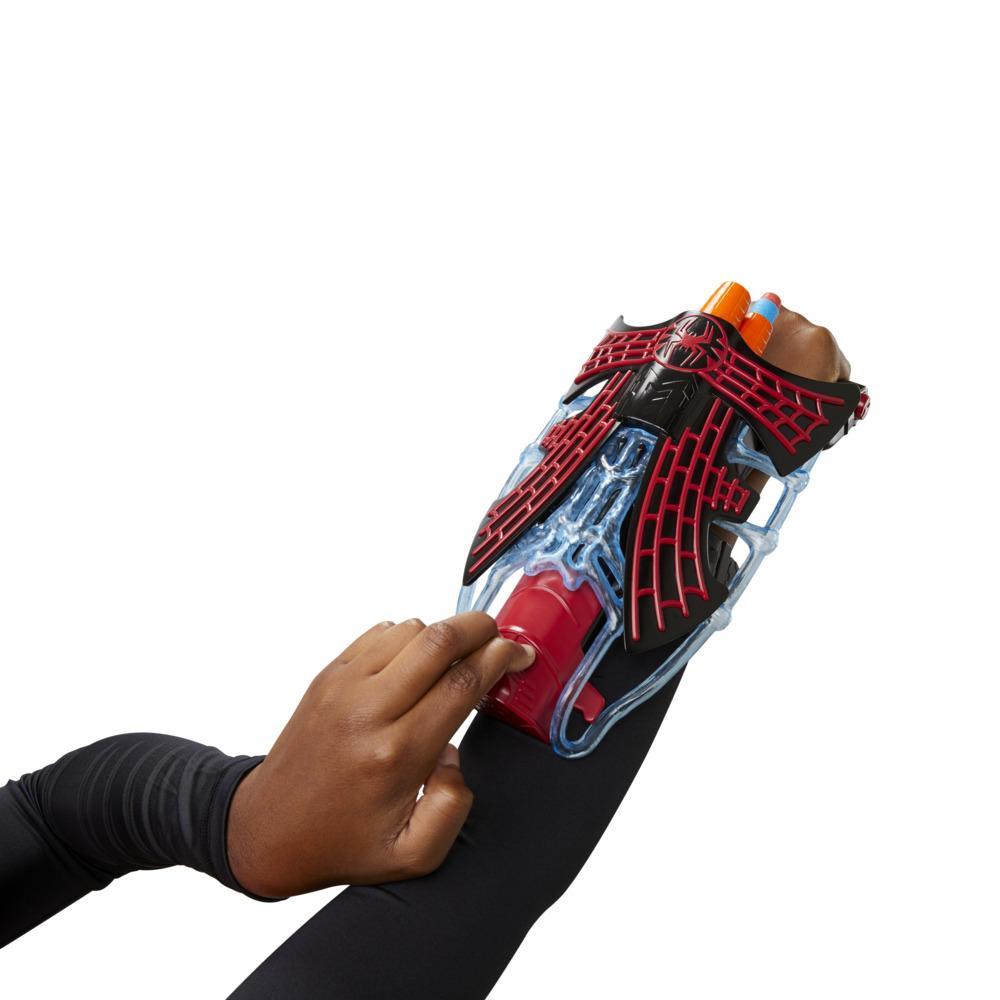 Marvel Spider-Man: Across The Spider-Verse Miles Morales Tri-Shot NERF  Blaster, with 3 Darts, Spider-Man Toys, Super Hero Toys for 5 Year Old Boys  and