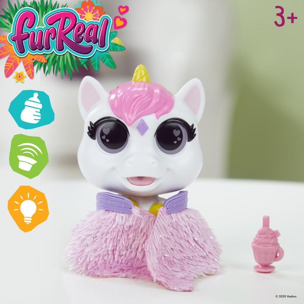FurReal Airina The Unicorn Color Change Interactive Feeding Toy for sale online
