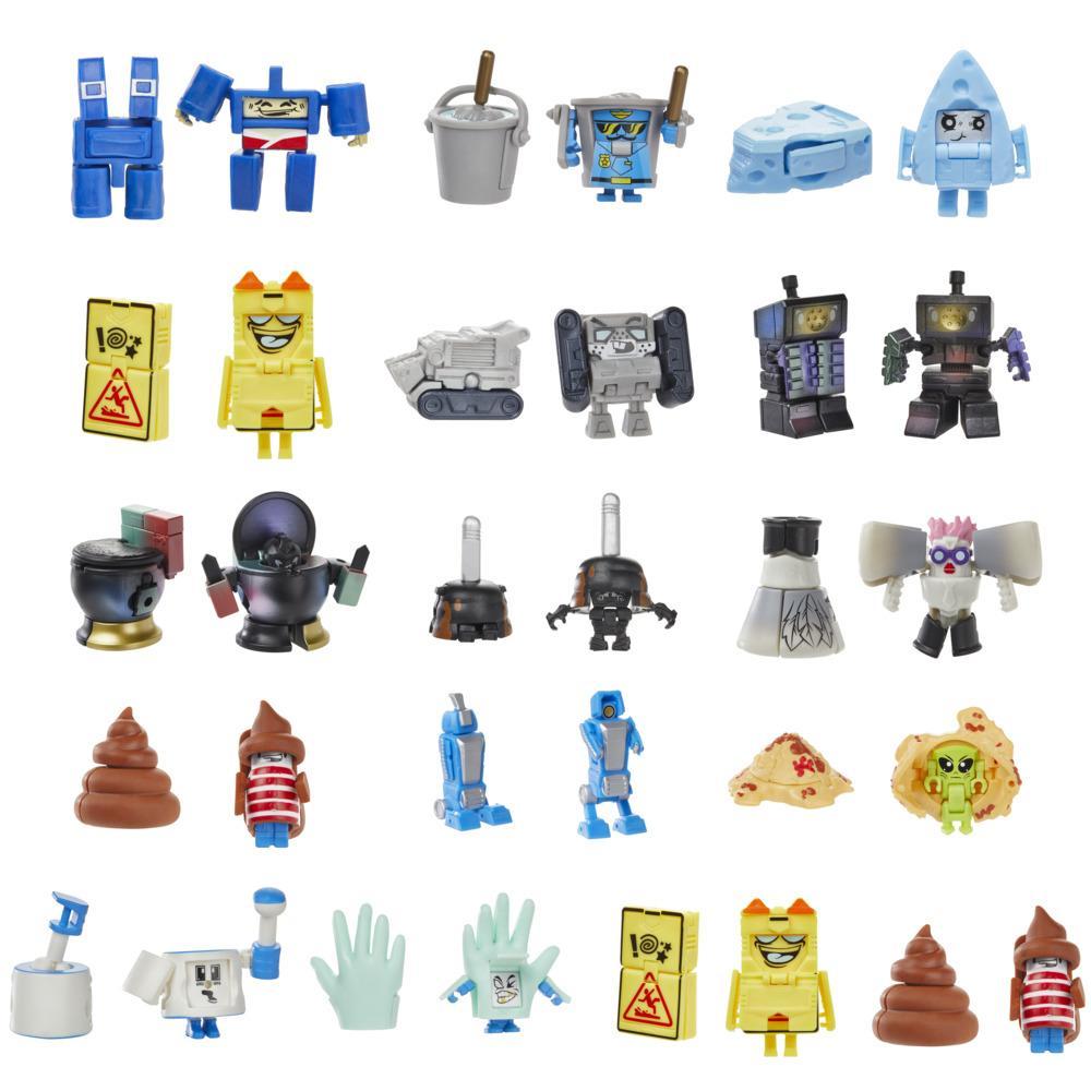 Transformers Toys BotBots Series 6 Custodial Crew & Pet Mob 8-Pack Bundle–  2-In-1 Collectible Figures - Kids Ages 5 & Up - Transformers